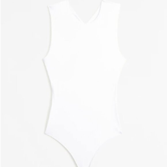 Soft Matte Seamless Cross-Back Shell Bodysuit - Picture 1 of 3